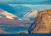 Bear Island at mouth of Sunneshine Fjord, Baffin Island