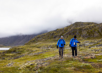 Hiking in the Arctic