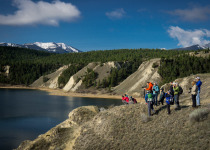 Looking over the Columbia Wetlands