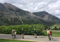 Birders in Waterton National Park