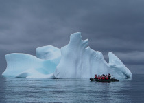Zodiac and iceberg