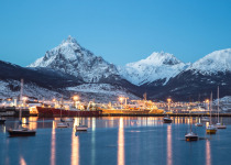 Ushuaia at night