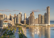 beautiful view of panama city, central america