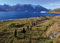 hiking in Greenland