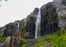 waterfall near Seyðisfjörður
