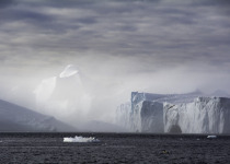 Icebergs in Arctic