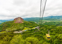Cable Car on Mount Usu in Toya Caldera and Usu Volcano UNESCO Global Geopark
