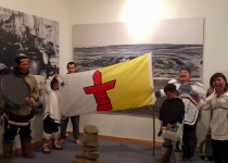 Nunavut flag and cultural presentation