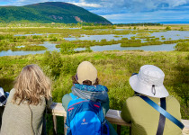 Birders at Cap Tourmente, Quebec
