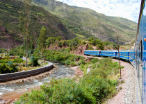 Train ride to Aguas Calientes