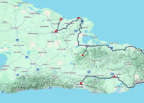 Eastern Cuba Nature and Culture with Nils 10-day route map
